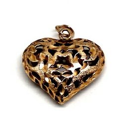 Ladies 14K Gold Heart Pendant