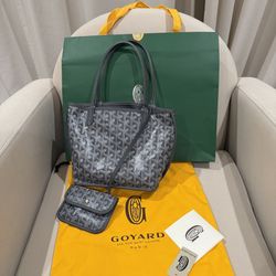 Authentic Goyard Anjou Mini Bag Tote (lightly used)