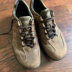 Clarks Mens Brown Suede Leather Casual Shoes Bicycle Size 10M