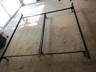 black cast iron king bed frame