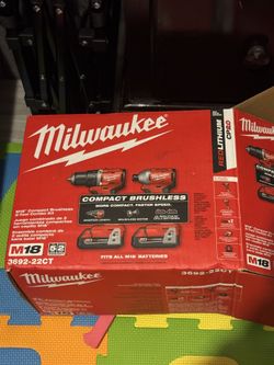 Milwaukee 2 Tool Combo Brushless 18 Volts