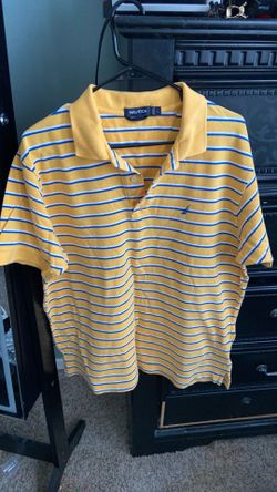 Nautica poko shirt size L color yellow