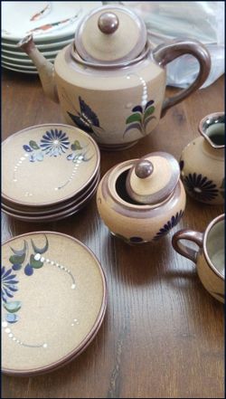 Coffee tea set 6 cups