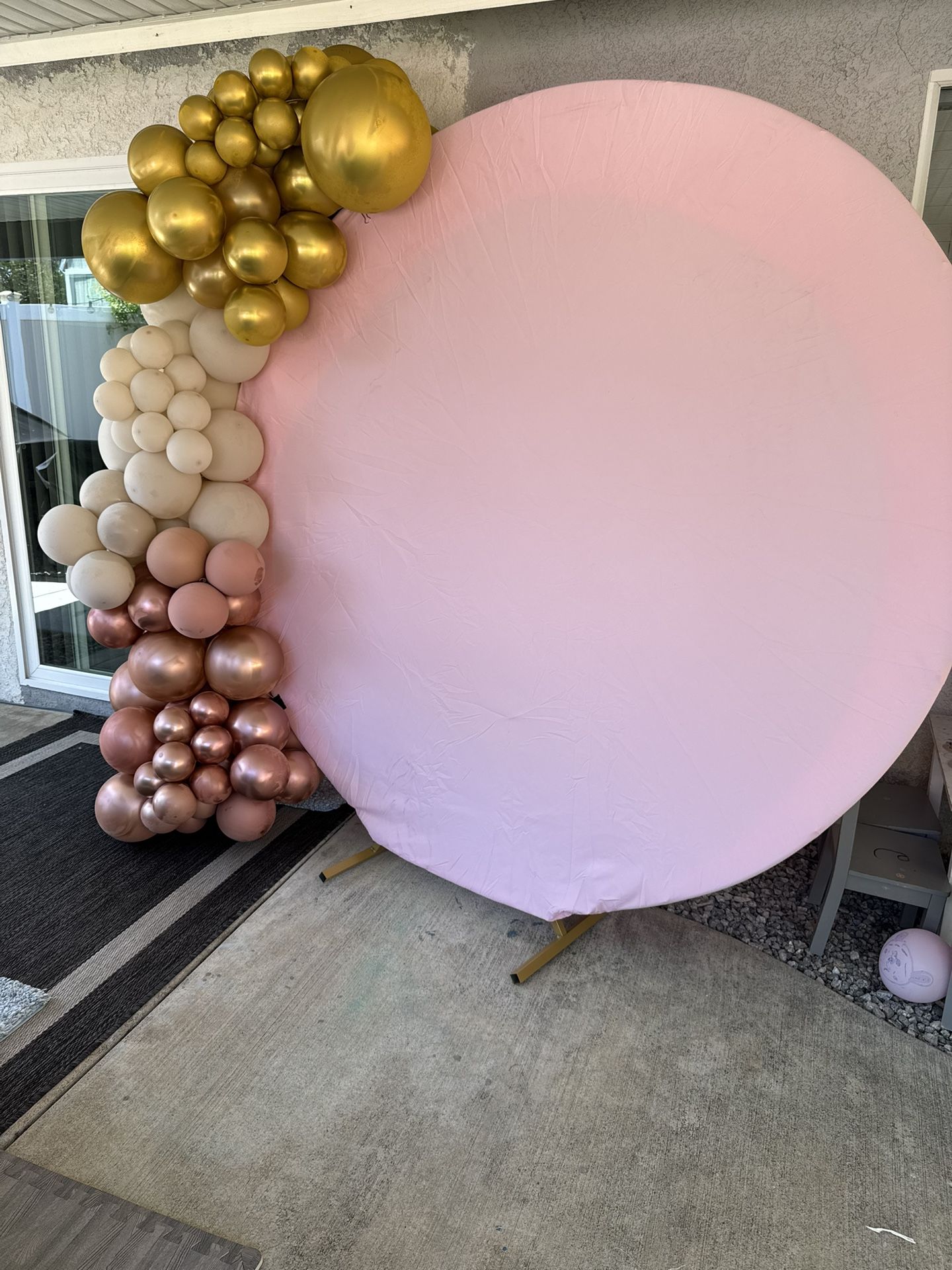 Free Baloon Garland And Backdrop