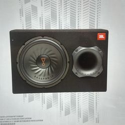 JBL 12” Self Powered Sub In Box