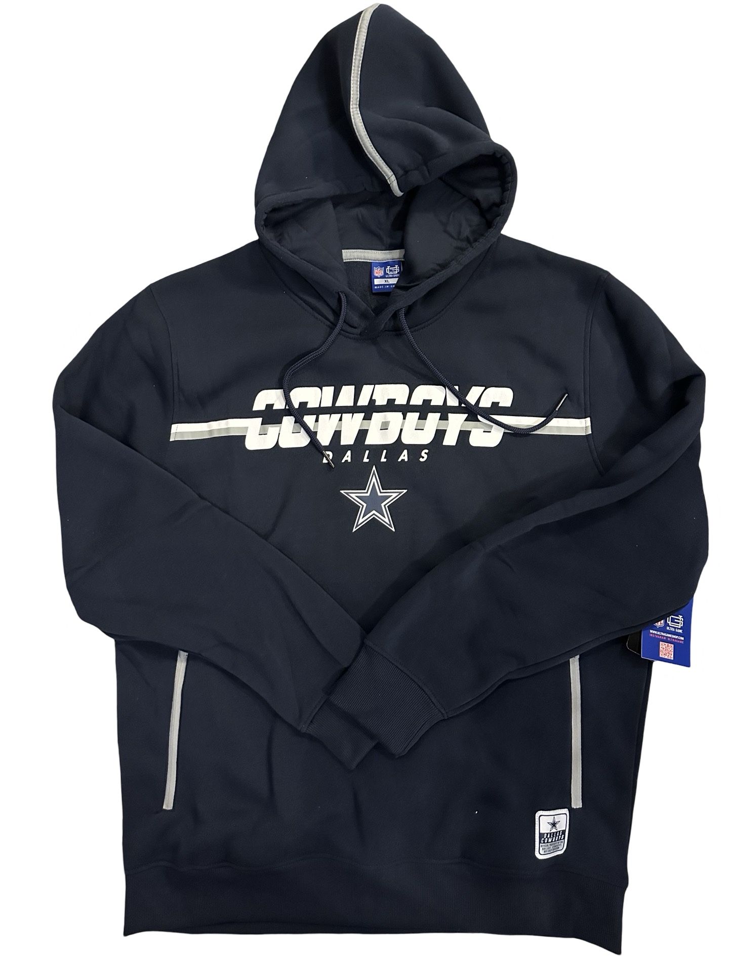 Dallas Cowboys ULTRA GAME Hooded Fleece Sweatshirt - XL