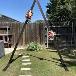 A Frame Wedding Arch