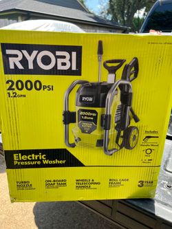 Ryobi 2000 psi pressure washer 1.2gpm