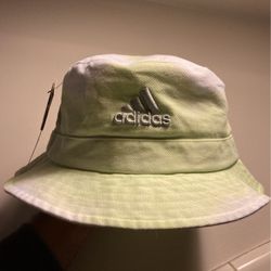 Adidas Bucket Hat Lime Green & White OSFA