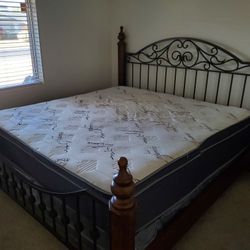 King Bed And Side Dresser 