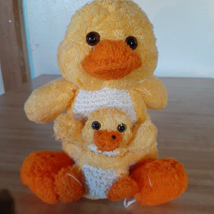 Stuffed Animal Duck and Baby Duck
