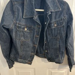 Denim jacket size medium by Bill Blass 