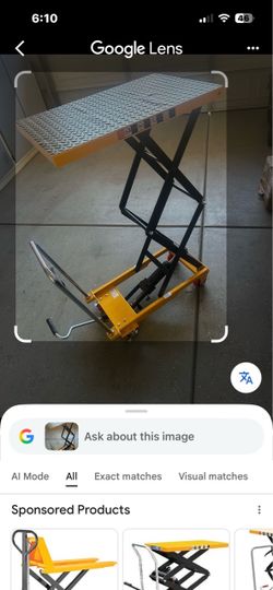 Manual Hydraulic Scissor Lift Table Cart