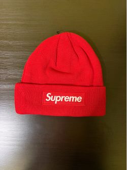 New Red Supreme Beanie