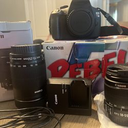 Canon  EOS REBEL T5 CAMERA / Including 2 Lens 