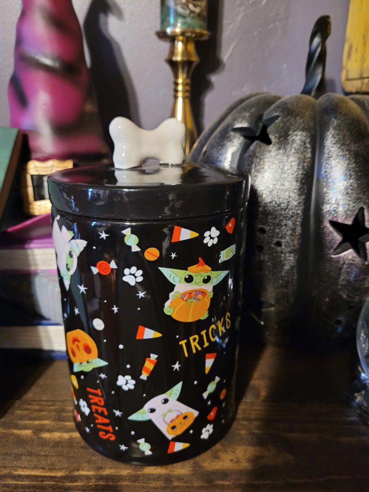 Halloween Star Wars Grogu Cookie Jar