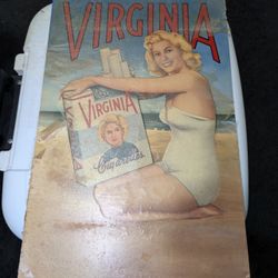 Vintage Virginia Cigarettes Metal Sign