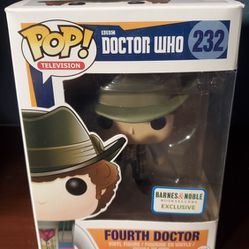 Funko Pop Doctor Who Fourth Doctor W/Jelly Beans Barnes & Noble Booksellers Exclusive