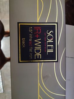 Hair Straightener Soleil Let Your Hair Shine IR+Wide 1.5infrared Flat Iron