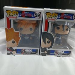 Ichigo 59 And Rukia 60 Funko Pop