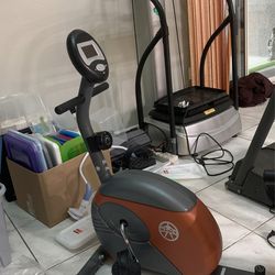 MARCY stationary bike paid over 200 will sacrifice $75 never used works good all symbols