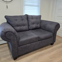 3-Piece Sofa Set - Dark Gray, Great Condition