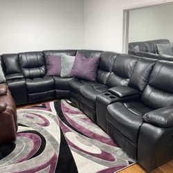 RECLINING SECTIONALS! MODULAR PIECES FOR LENGTH! 