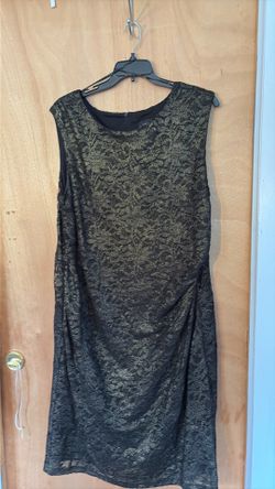 Black w/ gold after 5 dress