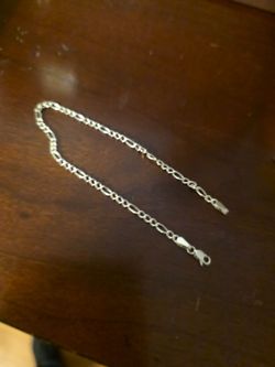 10k 7 inch Figaro Bracelet