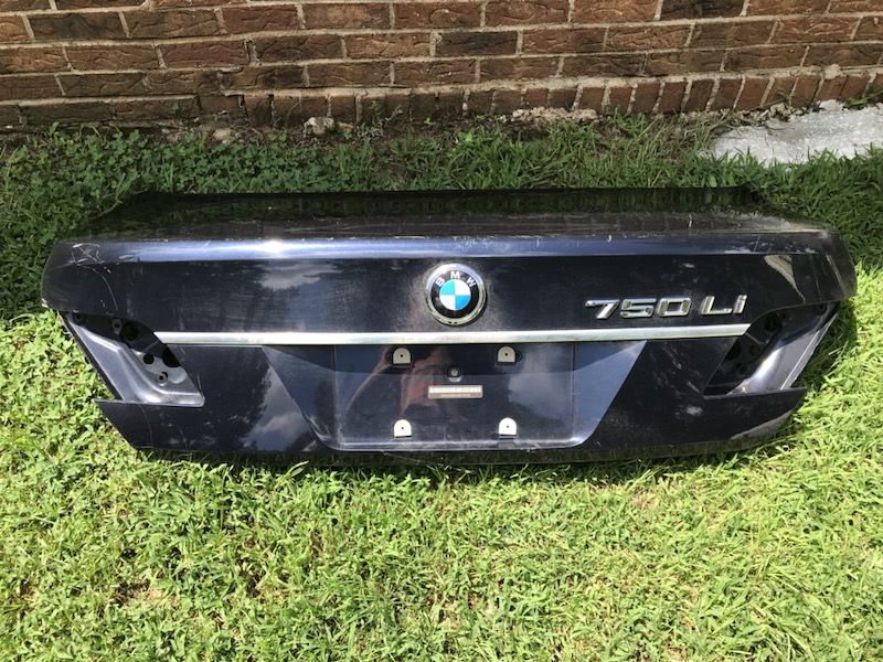 2008 Bmw 750Li Dark Blue Rear Trunk Lid
