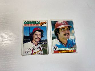1977 & 1979 Topps Keith Hernandez #95 #695 Cardinals Card Lot
