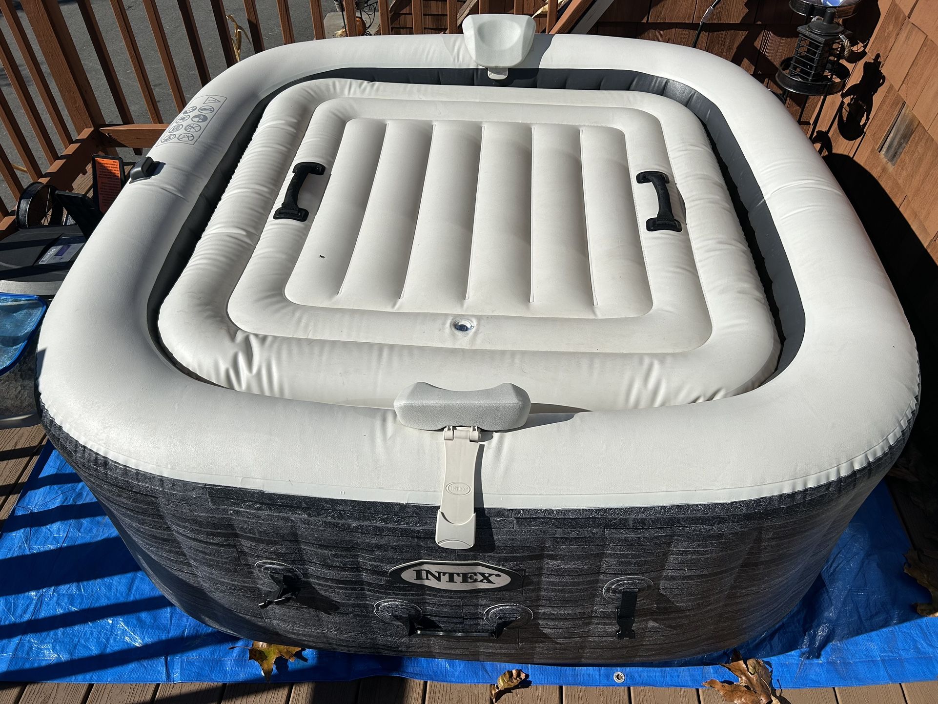 Blow Up Hot Tub Salt Water