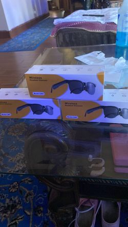 Wireless Headset Glasses Model GM5 – 3 Pack
