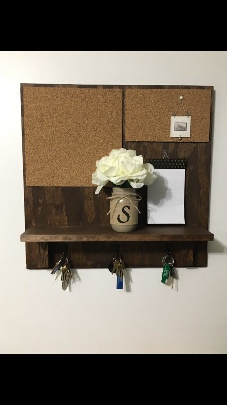 Hand made wall shelf
