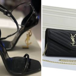 Heels And Purse Set- Inquire About Shoe Size Needed -$250 Set 