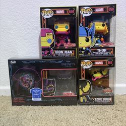 Funko Pop Marvel (Blacklight edition)