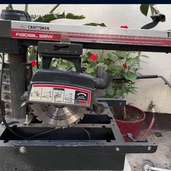 Craftsman 10 Inch Radial Arm Saw