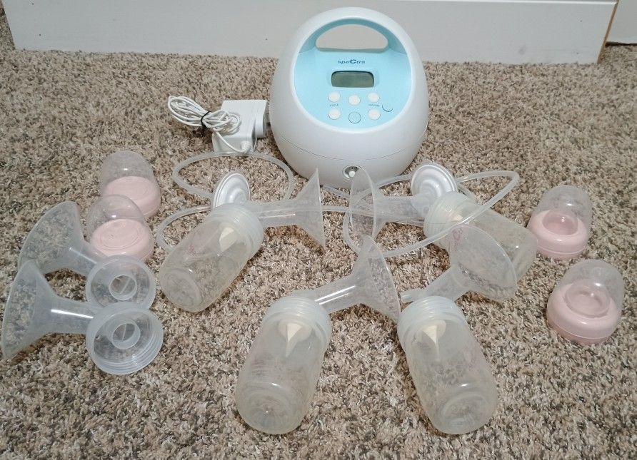 Spectra - S1 Plus Electric Breast Milk Pump with Tote Bag, Breast Milk Bottles