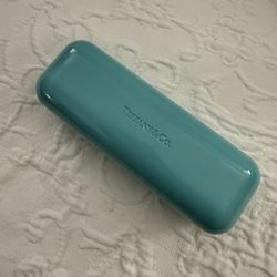 Tiffany & Co Turquoise Sunglasses Case Glasses Clamshell Box Hinged