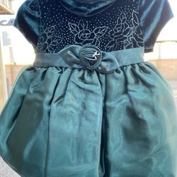 New Girl Green Holiday Dress 
