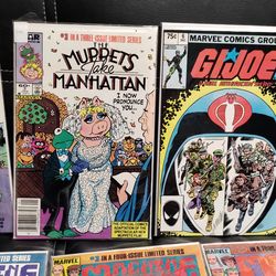 The Muppets take Manhattan G.I. Joe Machine Man comics lit
