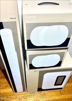 Sonos Home Theater (White) Bundle – Arc Ultra, 2xEra 300s, Sub 4
