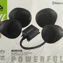 Audio System (4) Speakers & Amplifier 