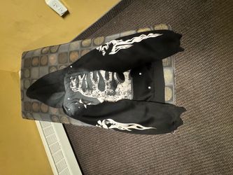 Hellstar hoodie black and white