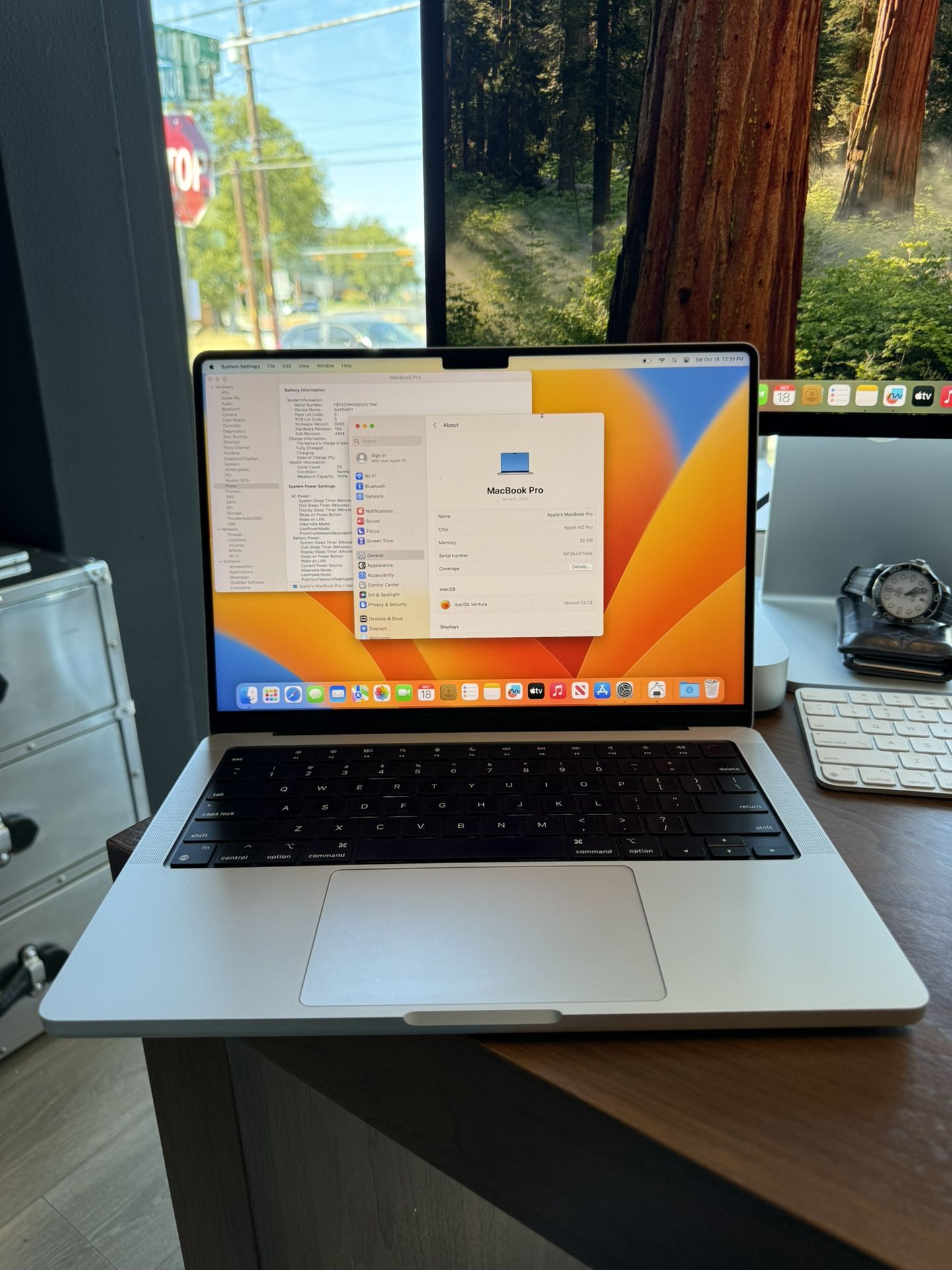 Apple 14” MacBook Pro M2 Pro Chip 12-core CPU 19-core GPU 32GB Ram 512SSD. 90 day warranty!