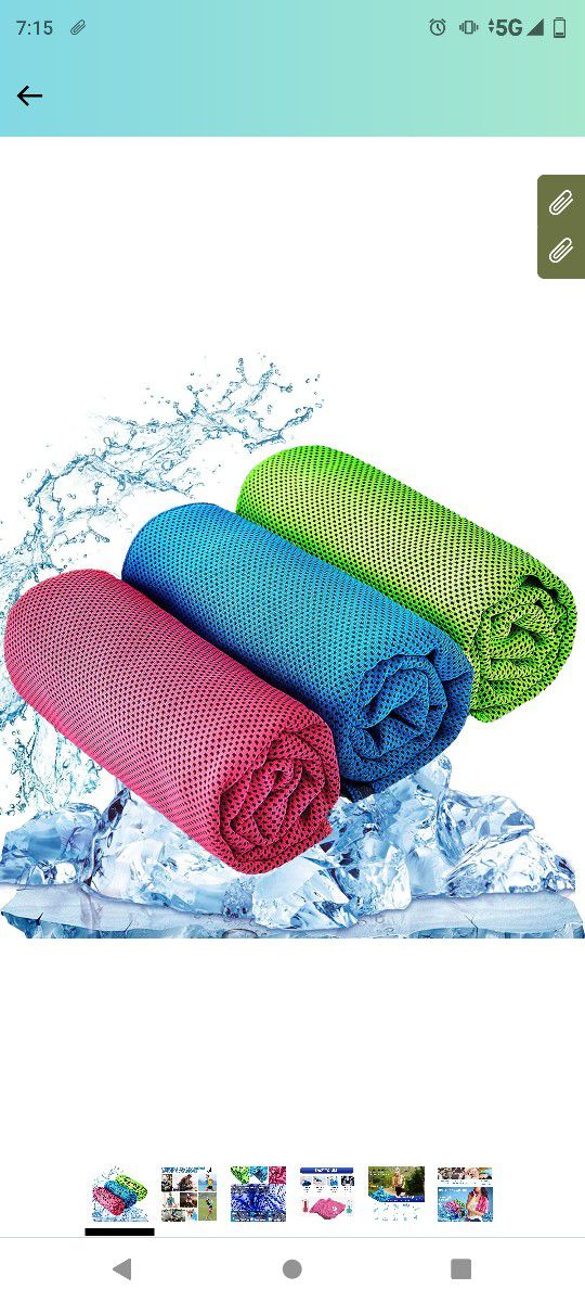 Snap Cooling Towels