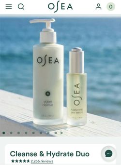 OSEA OCEAN CLEANSER & OSEA HYALURONIC SEA SERUM