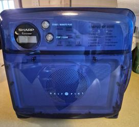 Y2K Sharp Blue Half Pint Counter Microwave