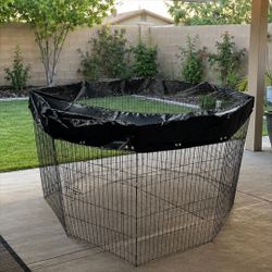 36 inch tall Dog Playpen Cage with top