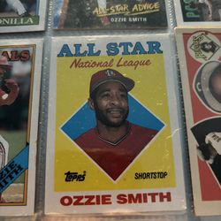 1987 Topps #400 Ozzie Smith All Star Baseball Card 